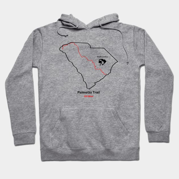 Palmetto Trail in South Carolina Hoodie by numpdog